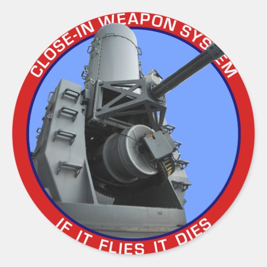 CIWS.png Ronde Sticker (Voorkant)