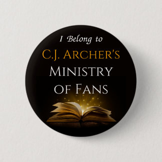 CJ Archer's Ministry of Fans Button Badge Pin