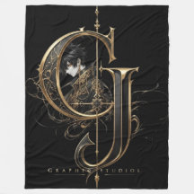 CJ Graphic Studios Signature Fleece Deken