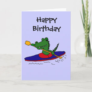 CJ - Grappige Gator Kayaking Kaart