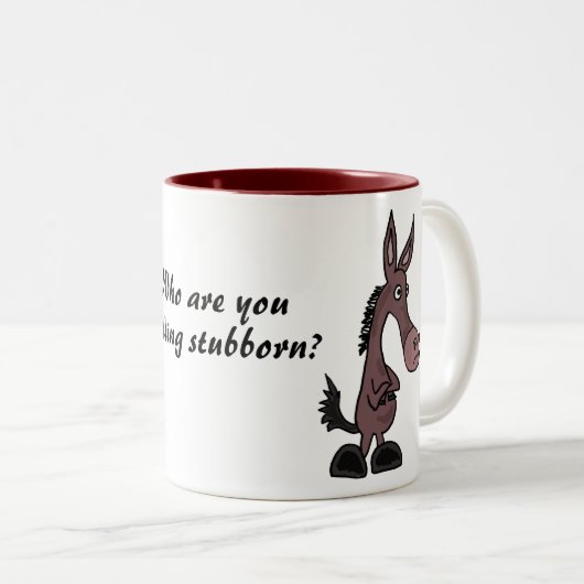 CJ- Stubborn Mule Mok (Voorkant rechts)