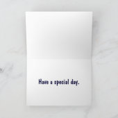 CK- Carte d'Anniversaire de Dinosaur (Intérieur)