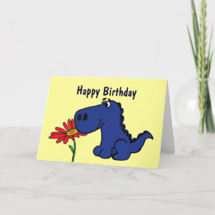 CK- Carte d'Anniversaire de Dinosaur