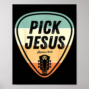 Ck Jezus T-shirt Grappige Christelijke Muziek Gita Poster
