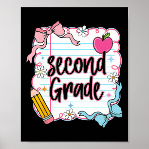 Ck naar school Coquette Preppy tweede klas eerste Poster