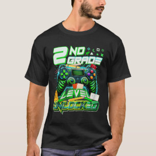 Ck naar school niveau 2e leerjaar ontgrendeld game t-shirt
