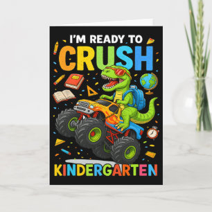 Ck Terug naar school jongensdinosaurus Ik ben klaa Kaart