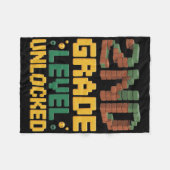 Ck To School 2nd Grade Boys Gamer First Day Second Fleece Deken (Voorkant (Horizontaal))