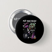 Ck Your Ison's Funny Drink Me Tion's Happy Hallowe Ronde Button 5,7 Cm (Voorkant /achterkant)