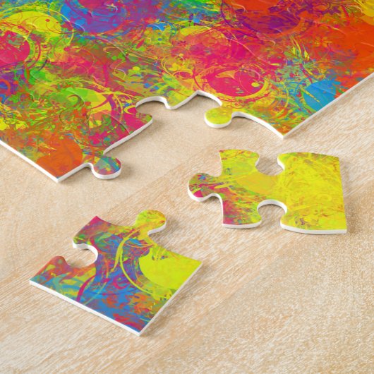 CKC Paint Can Florals-Jigsaw Puzzle (Côté)