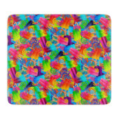 CKC Popsicle Swirls-Blue-6x7 Cutting Board Snijplank (Voorkant)