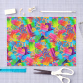 CKC Popsicle Swirls, Blue-Tissue Wrapping Paper Tissuepapier (Craft)