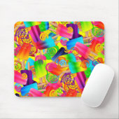CKC Popsicle Swirls, Geel-MOUSEPAD Muismat (Met muis)