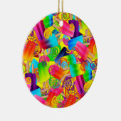 CKC Popsicle Swirls, ORNEMENT ROND Jaune (Droite)
