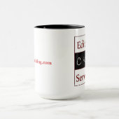 CKF éditant la tasse de services (grande) (Centre)