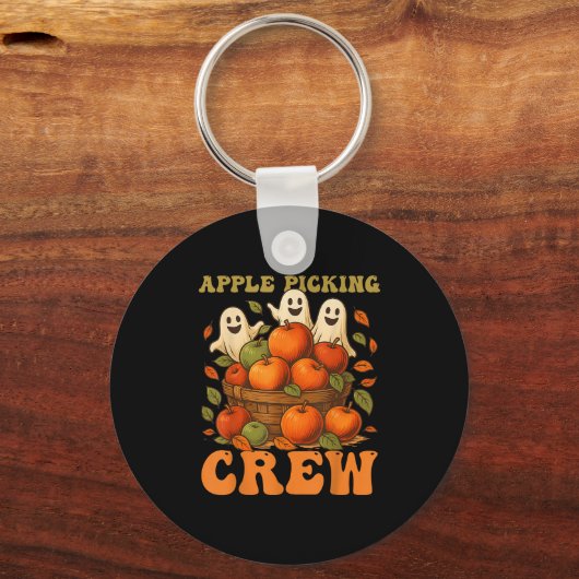 Cking Crew Cking Squad Cute Boo Halloween Sleutelhanger (Voorkant)