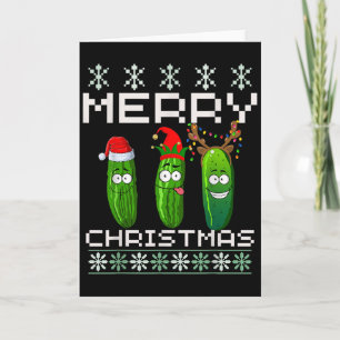 Ckle Liefhebber Xmas Verlichting Kerstman Lelijke Kaart