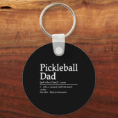 Ckleball Funny Ckleball Dad Quote Definition Fathe Sleutelhanger (Voorkant)