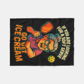 Ckleball Grandma  Fleece Deken (Voorkant (Horizontaal))