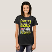 Ckles And Jesus Salty And Saved  T-shirt (Voorkant volledig)