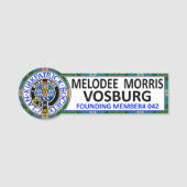 CKS NAME BADGE 042 MELODEE MORRIS VOSBURG (Voorkant)