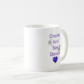 CKSD fait avec amour et logo Mug (Devant droit)