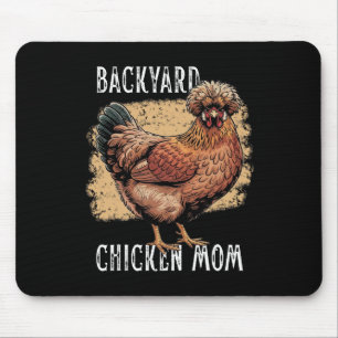 Ckyard Kip Moeder Poolse Hen Ontwerp Vintage Boerd Muismat