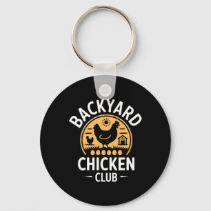 Ckyard Kippenclub Verse Eieren Dagelijkse Boerderi Sleutelhanger
