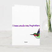 CL - Carte d'anniversaire à peine canard (Dos)