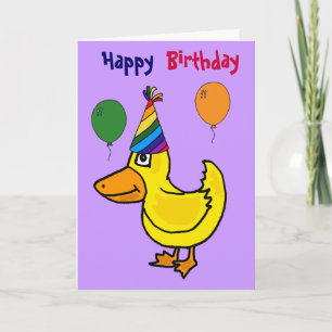 CL - Carte d'anniversaire à peine canard