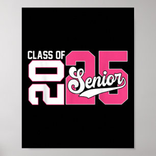 CL of 2025 Senior Afstuderen 2025 Terug naar schoo Poster
