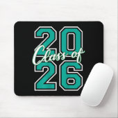 Cl Of 2026 Graduation Varsity Teal And White On Th Muismat (Met muis)