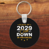Cl Of 2029 Count Down Graduating Fun First Day 8th Sleutelhanger (Voorkant)