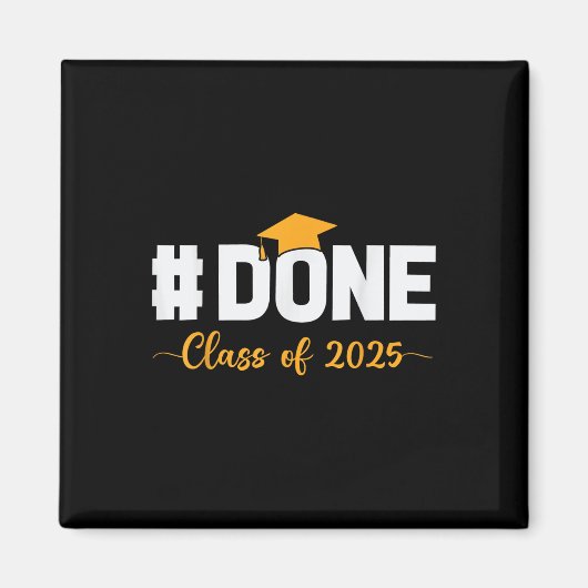 Cl van 2025 gedaan Senior High School College Afge Magneet (Voorkant)