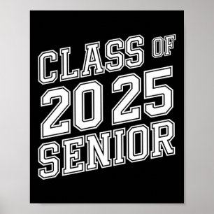 Cl van 2025 Senior Afstuderen High School Girls Bo Poster