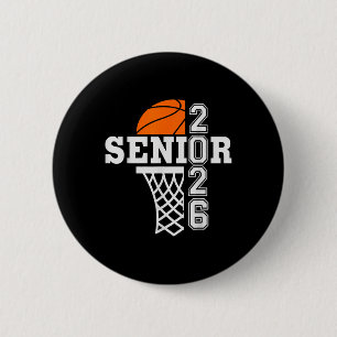 CL van 2026 Basketbal Senior 26 Speler Team Gradua Ronde Button 5,7 Cm