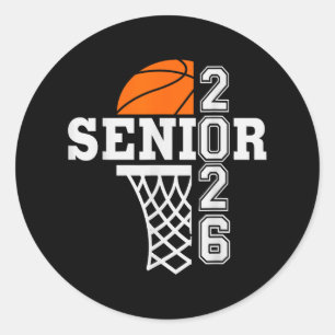 CL van 2026 Basketbal Senior 26 Speler Team Gradua Ronde Sticker