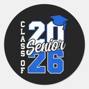 CL van 2026 Senior 2026 CK naar school 2025 Afstud Ronde Sticker