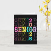 CL van 2026 Senior 2026 Terug naar school 2026 Afg Kaart (Gele Bloem)