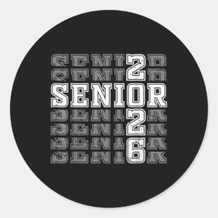 CL van 2026 Senior 2026 Terug naar school 2026 Afg Ronde Sticker