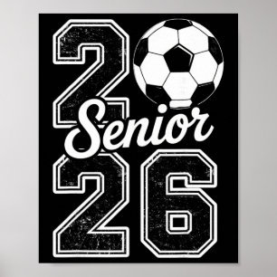 Cl van 2026 Voetbal Senior 2026 Laatste schooldag Poster