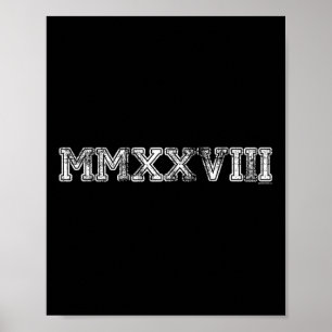 CL van 2028 Shirt MMXXVIII Afstuderen hem haar sen Poster