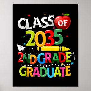 CL van 2035 laat 2e klas laatste dagen van school Poster