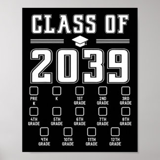 Cl van 20&# groeien met mij pre-k tot 12e klas ch poster