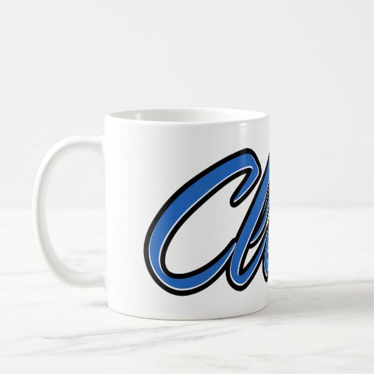 Claa Prénom Blue Tasse Café (Gauche)