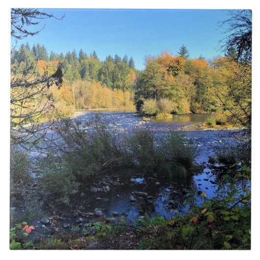 Clackamas River, OR Tegeltje (Voorkant)