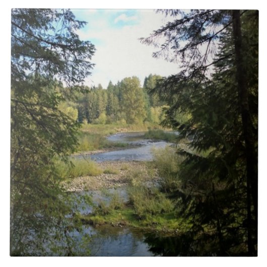 Clackamas River, OR Tegeltje (Voorkant)