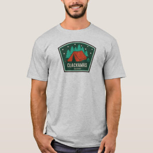 Clackamas Wilderness Oregon Camping T-shirt