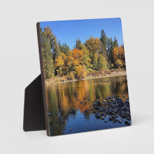 Clackamasrivier, OR Fotoplaat