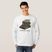 Clackety Clack  Typewriter T-shirt (Voorkant volledig)